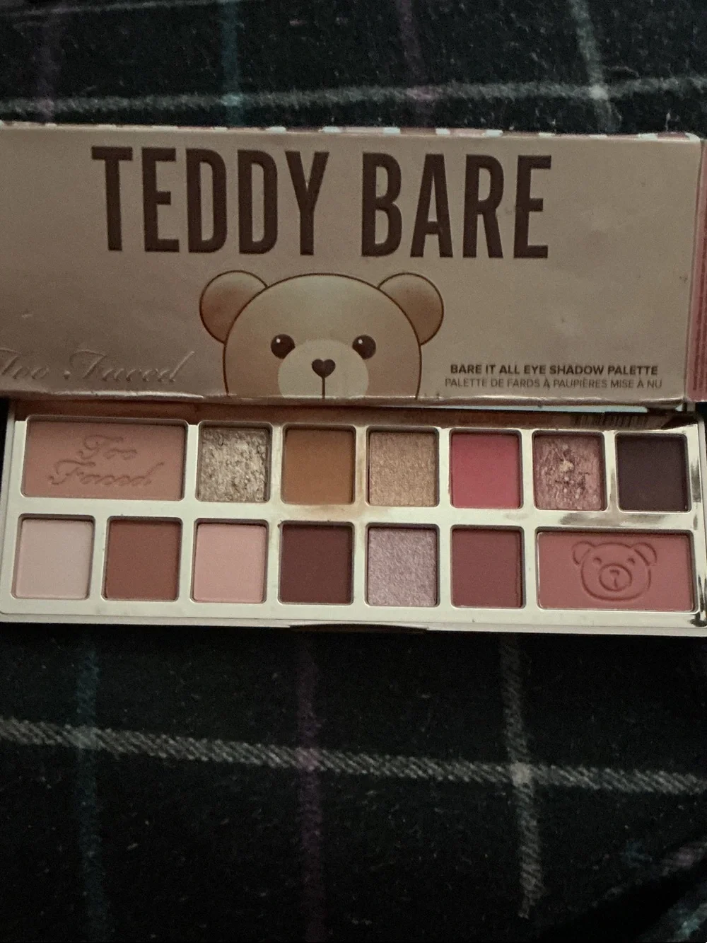 Too Faced Teddy Bare Palette - Beige and Brown Packaging